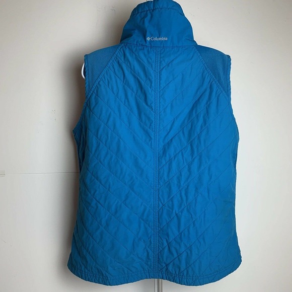 Columbia Vest Blue Full Zip Insulated - Picture 2 of 7